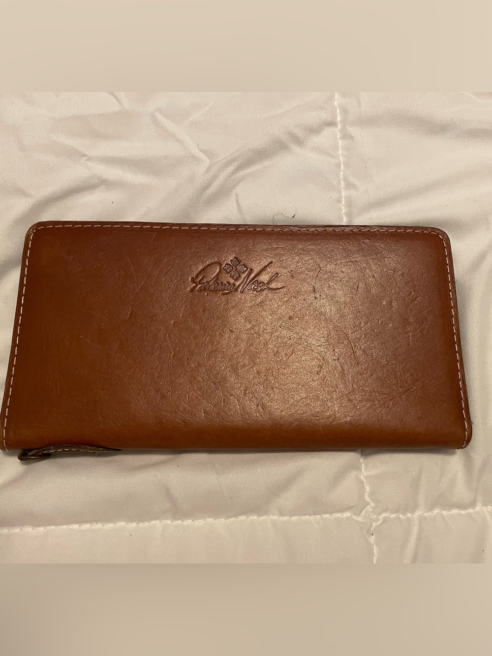 Patricia Nash Tan Brown Leather Wallet